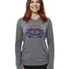 America Be Free Long Sleeve Tee | Gray