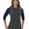 Full Turn Long Sleeve Tee | Gray/Indigo